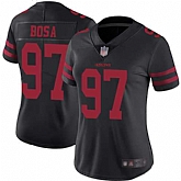 Women Nike 49ers 97 Nick Bosa Black 2019 NFL Draft First Round Pick Vapor Untouchable Limited Jersey Dzhi,baseball caps,new era cap wholesale,wholesale hats